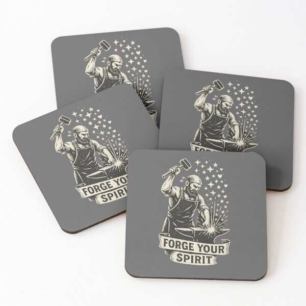 Item preview, Blacksmith Forging Spirit Stars Empowerment Illustration designed and sold by Shoot-The-Moon.