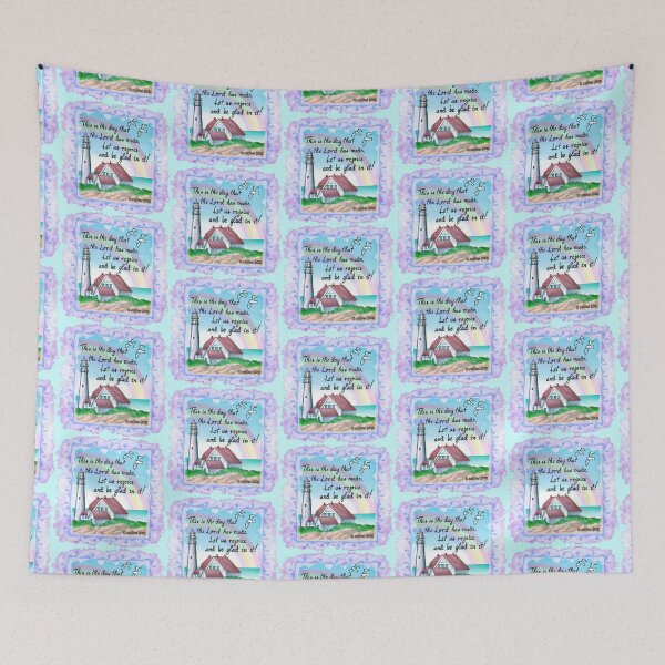 Item preview, Rejoice Lighthouse Christian designed and sold by artmuvz.