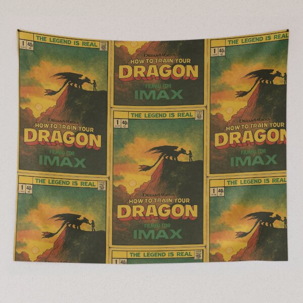 Item preview, Epic Live‑Action Dragon Rider Poster – How to Train Your Dragon Remake 70s style designed and sold by AS94 Creative Designs.