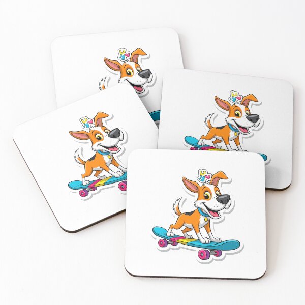 Item preview, Cute Dog on a Skateboard designed and sold by j-2k.