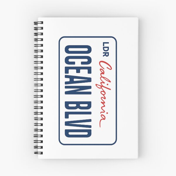 Item preview, Ocean Blvd California License Plate Aesthetic Design designed and sold by weirdfishes123.