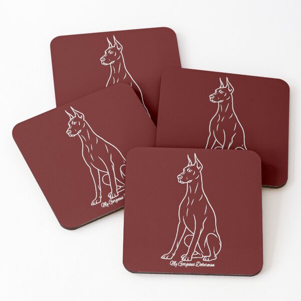 Item preview, Gorgeous Doberman Dog designed and sold by HeartDrawnPets.