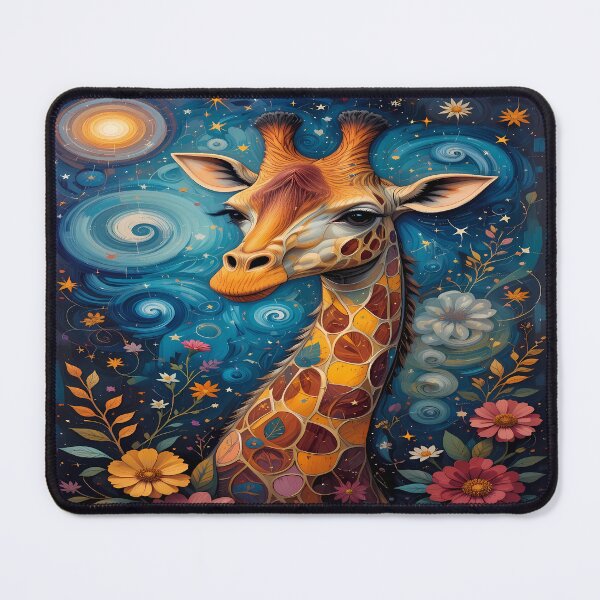 Item preview, Cosmic Giraffe – Mystical Artwork designed and sold by PawPrintStyles.