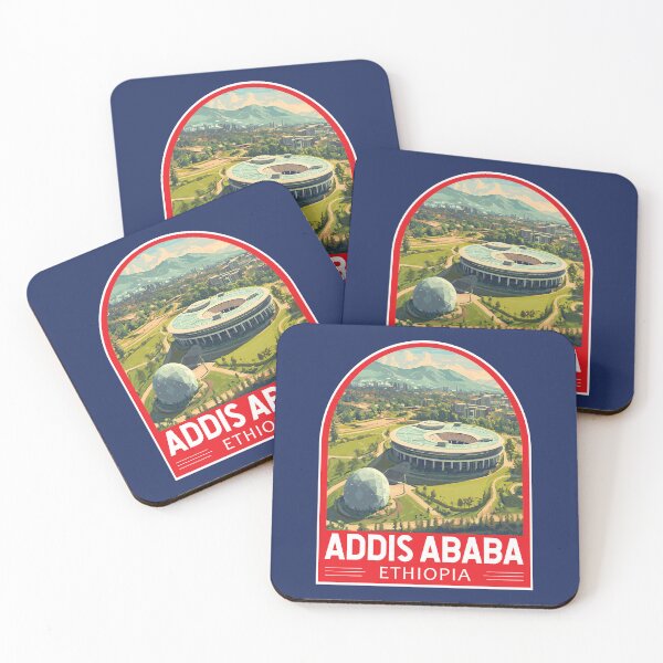 Item preview, Addis Ababa Ethiopia Travel Art Emblem designed and sold by KrisSidDesigns.