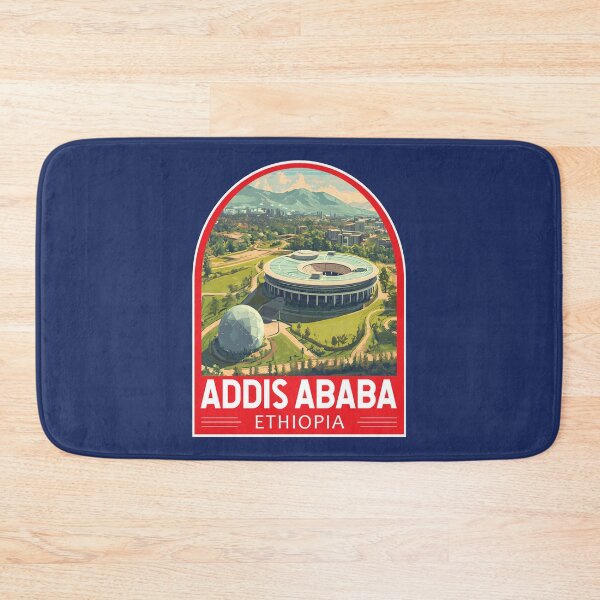 Item preview, Addis Ababa Ethiopia Travel Art Emblem designed and sold by KrisSidDesigns.