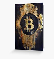 Bitcoin Greeting Card