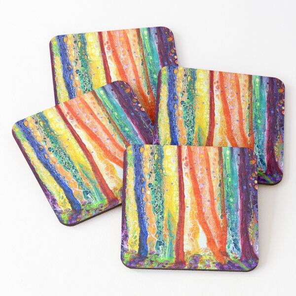 Item preview, Blue Butterflies in a Rainbow Forest designed and sold by BreezyZen.