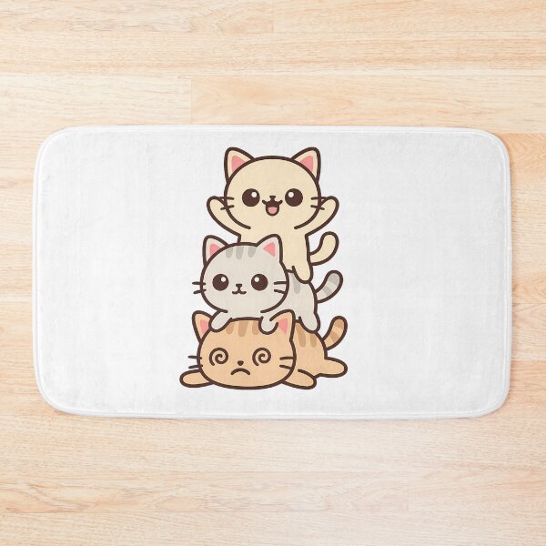 Item preview, Kawaii Cat Pyramid – Everyone’s Struggling Differently! designed and sold by OTSC.