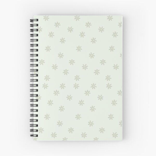 Item preview, cute green flower pattern designed and sold by Starbubblepress.
