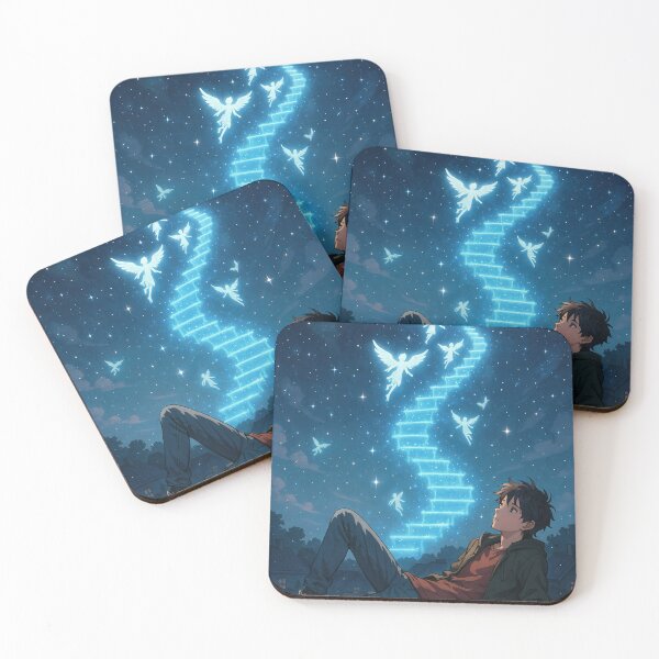 Item preview, Stargazer and the Angelic Ascent designed and sold by M-Y-T-H.