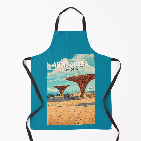 Item preview, Addis Ababa Ethiopia Travel Art Vintage designed and sold by KrisSidDesigns.