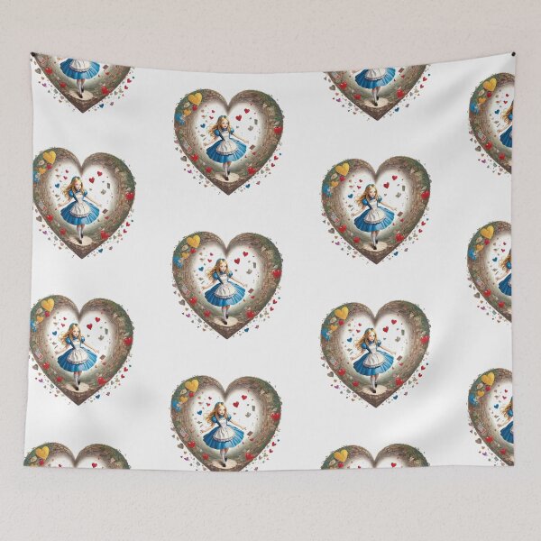 Item preview, Alice in wonderland Fairytale Heart designed and sold by Digiheart.