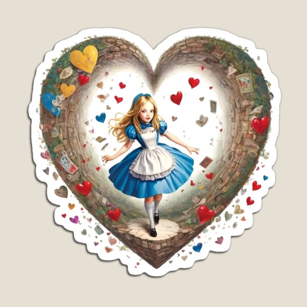 Item preview, Alice in wonderland Fairytale Heart designed and sold by Digiheart.