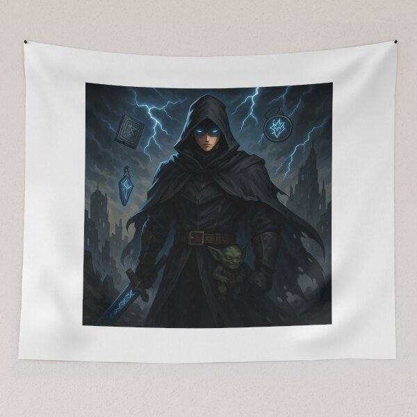 Item preview, Dark Blade Spirit – Shadow Realm Warrior (Original Character) designed and sold by Treyyu.
