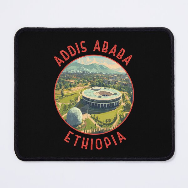 Item preview, Addis Ababa Ethiopia Retro Distressed Circle designed and sold by KrisSidDesigns.