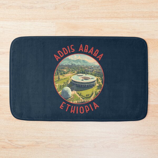 Item preview, Addis Ababa Ethiopia Retro Distressed Circle designed and sold by KrisSidDesigns.