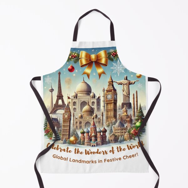 Item preview, Celebrate the Wonders of the World | Festive Global Landmarks Design designed and sold by PIXelayDesigns.