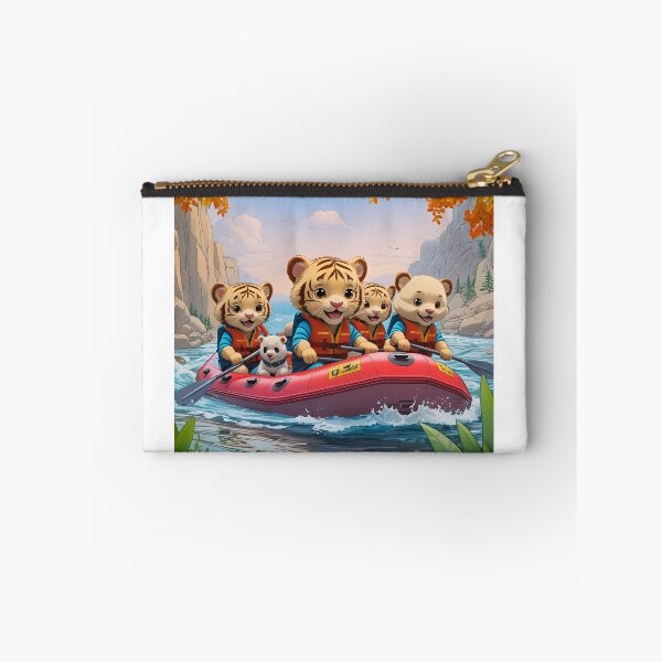 Item preview, Cute, Smiling Animals Go Rafting in Summer designed and sold by Pim-Crystal.