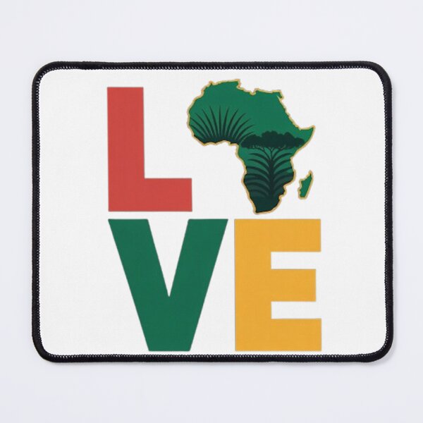 Item preview, African Love Map of Africa designed and sold by Africa My Tribe.
