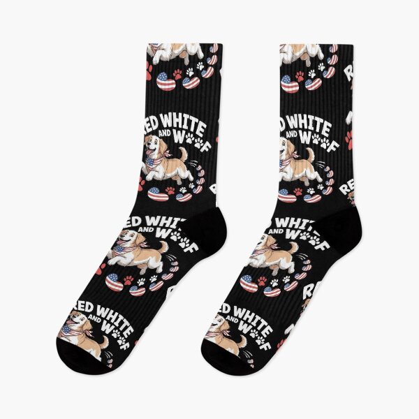 Item preview, Red White And Woof Dog Lover designed and sold by Redgiant87x.