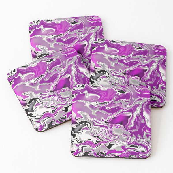 Item preview, Asexual / Demisexual Marbled Abstract Digital Art designed and sold by EBParsley.