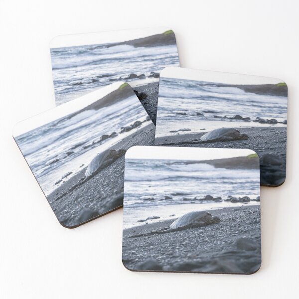 Item preview, Sea Turtle on Black Sand Beach designed and sold by Bionic Images.