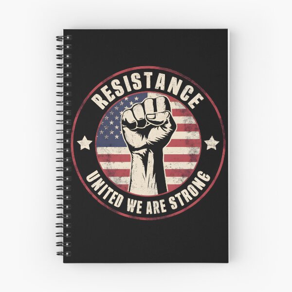 Item preview, Vintage Resistance Emblem Design with Fist and American Flag Symbolizing Strength Unity for T-Shirts and Apparel designed and sold by Brian Hibbs.