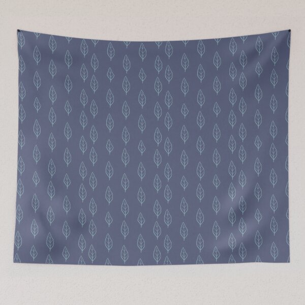Item preview, Blue Leaf Botanical Pattern designed and sold by OpenArt.
