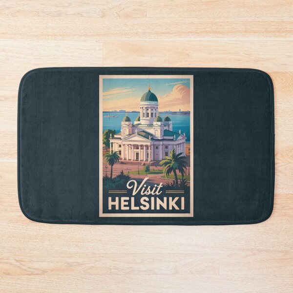 Item preview, Helsinki Finland Cathedral Travel Art Vintage designed and sold by KrisSidDesigns.