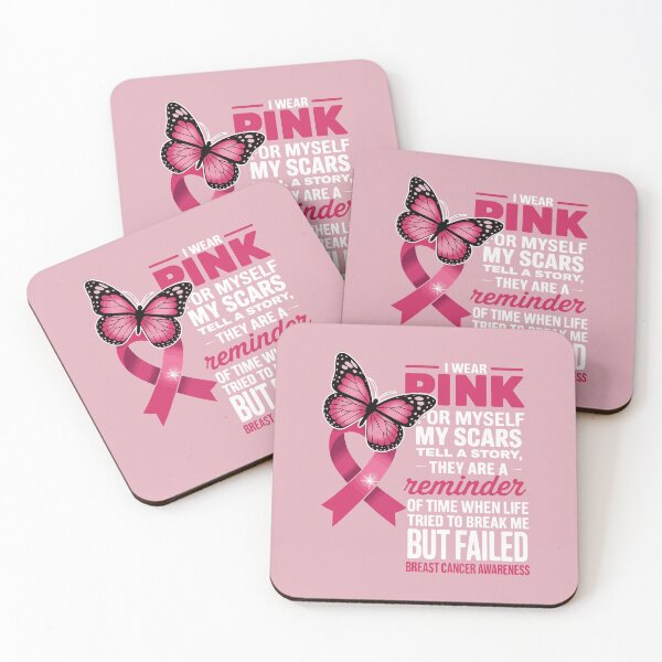 Item preview, I Wear Pink For Myself My Scars But Failed Breast Cancer women designed and sold by clothesy7.