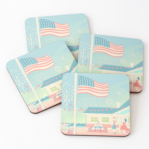 Item preview, Celebrating American Holiday with Backyard Festivities designed and sold by ART ATTACK ZONE.