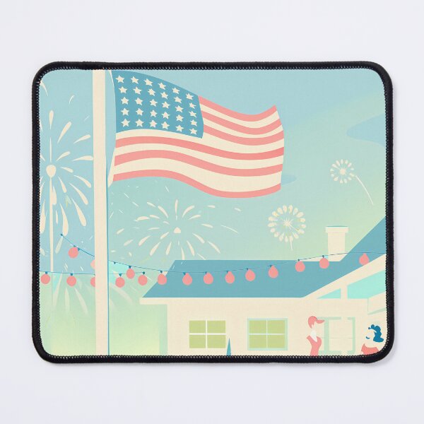 Item preview, Celebrating American Holiday with Backyard Festivities designed and sold by ART ATTACK ZONE.