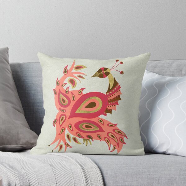 Item preview, Pink & Gold Peacock designed and sold by Cat Coquillette.