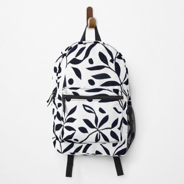 Item preview, Elegant Black Leaf Pattern designed and sold by mrtss.
