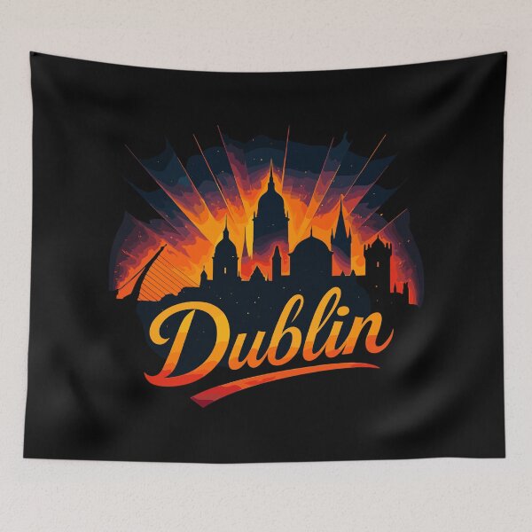 Item preview, Dublin Capital City Ireland Silhouette Gift designed and sold by Pineapple-Tree.