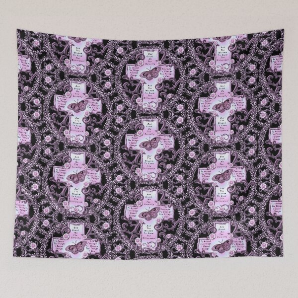 Item preview, Purple Serenity Christian Cross designed and sold by artmuvz.