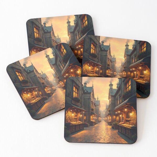 Item preview, Twilight Market Street designed and sold by oanaunciuleanu.