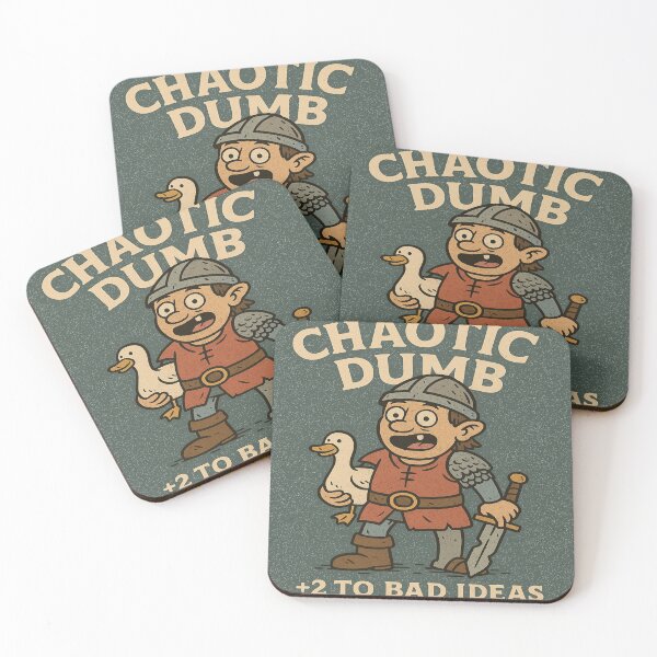 Item preview, Chaotic Dumb – Funny DnD T-Shirt for Adventurers Who Embrace Bad Ideas designed and sold by Rudifer.