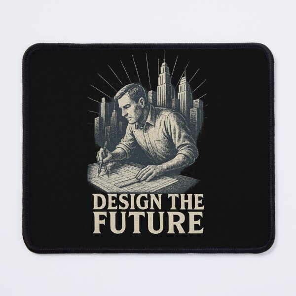 Item preview, Visionary Architect: Blueprint & Cityscape Future-Design Illustration designed and sold by Shoot-The-Moon.