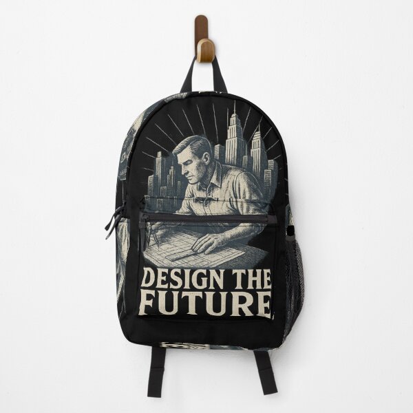 Item preview, Visionary Architect: Blueprint & Cityscape Future-Design Illustration designed and sold by Shoot-The-Moon.