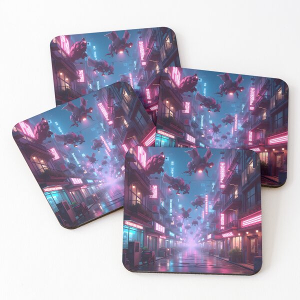 Item preview, Neon Night Guardians designed and sold by oanaunciuleanu.