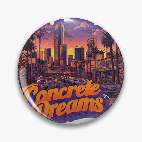 Item preview, Concrete Dreams – L.A. Sunset Vibes Premium Cool Trendy Best Gift designed and sold by Imaginarium of Chaos falcon88 .
