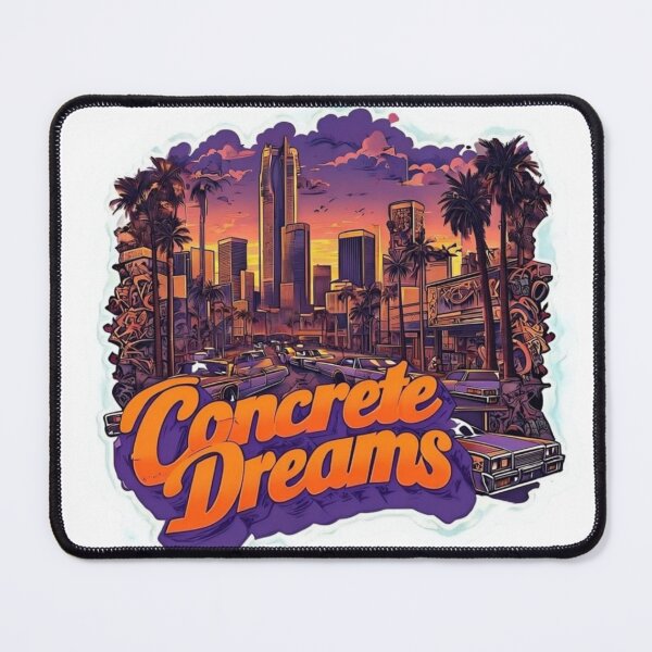 Item preview, Concrete Dreams – L.A. Sunset Vibes Premium Cool Trendy Best Gift designed and sold by Imaginarium of Chaos falcon88 .