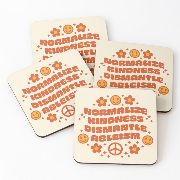 Item preview, Normalize Kindness Dismantle Ableism designed and sold by musingtreeart.