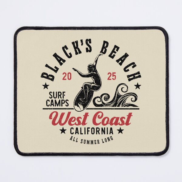 Item preview, Surfing Black's Beach Surf Camp La Jolla California designed and sold by eclecTEEq.