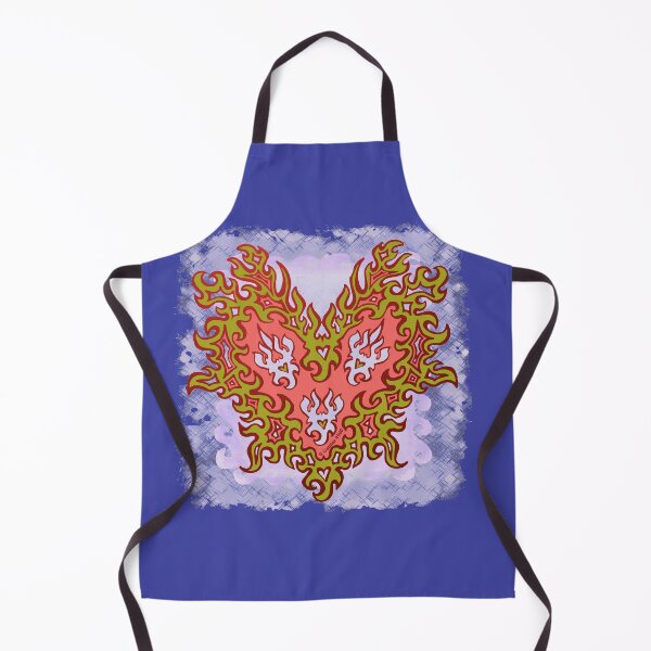 Item preview, Biker Flames Tribal Heart designed and sold by artmuvz.