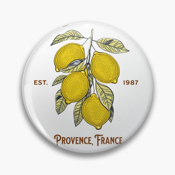 Item preview, Citron Frais – Provence, France Vintage Lemon Design designed and sold by Fiona-Lynn Designs.