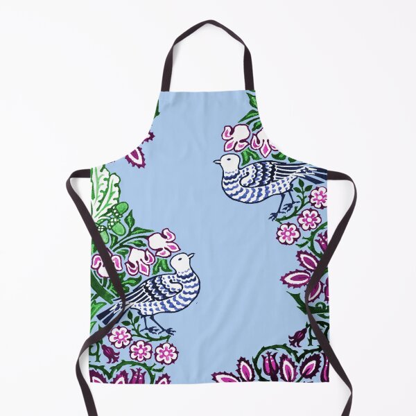 Item preview, William Morris Folk Art Birds Flowers Acorns designed and sold by Pixelchicken.