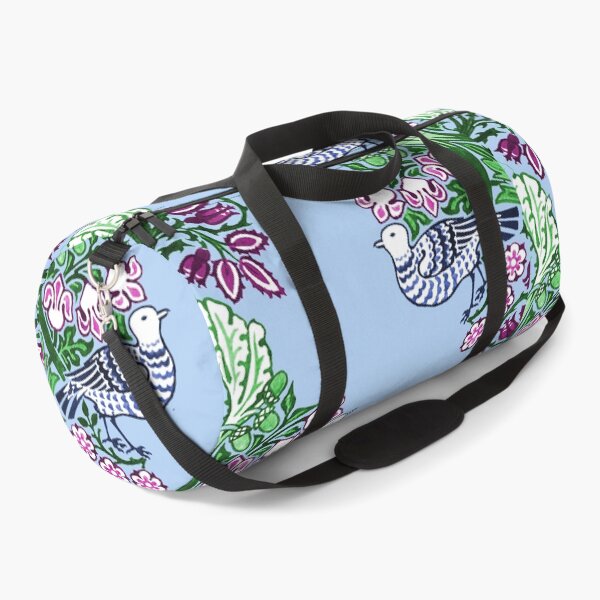 Item preview, William Morris Folk Art Birds Flowers Acorns designed and sold by Pixelchicken.