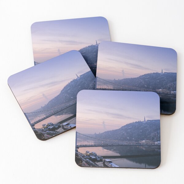 Item preview, Budapest Bridge at Dawn designed and sold by Bionic Images.